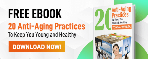 Get a FREE ebook - 20 Anti-aging practices