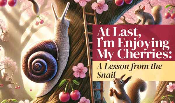 At Last, I'm Enjoying My Cherries: A Lesson from the Snail