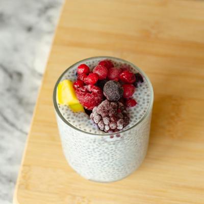 Vanilla Chia Pudding with Mango and Berries | Beautiful On Raw