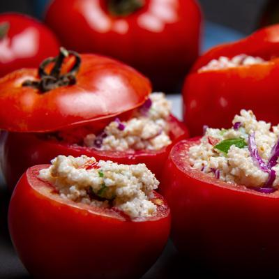 Stuffed Tomatoes | Beautiful On Raw