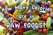 Calories in raw foods